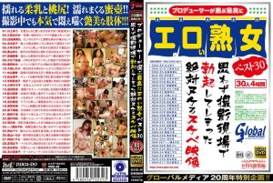 グローバルメディア20周年特別企画！！プロデューサーが選ぶ最高にエロい熟女ベスト30 思わず撮影現場で勃起してしまった絶対ヌケるスケベ映像 30人 4時間